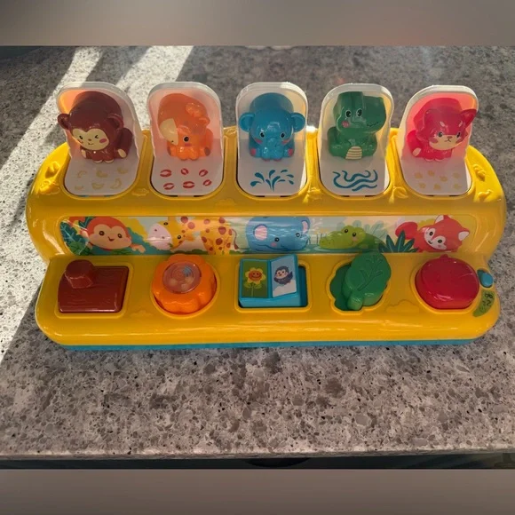 Colorful Animal Cause and Effect Toy - Picture 2 of 2